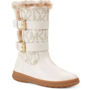 Michael Kors Aaran Vanilla Faux Fur Boot New